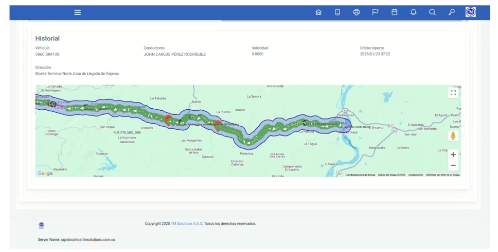 Rastreo Satelital para Cada Operación